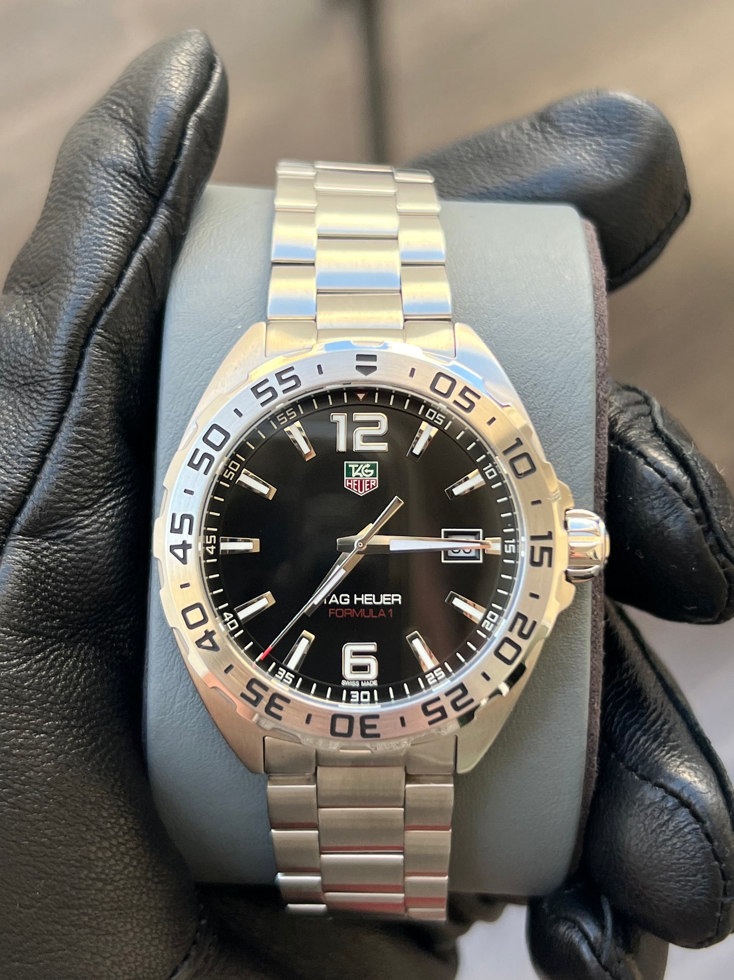 TAG Heuer Fórmula 1 Fecha Cuarzo, 41 mm, acero WAZ1112.BA0875