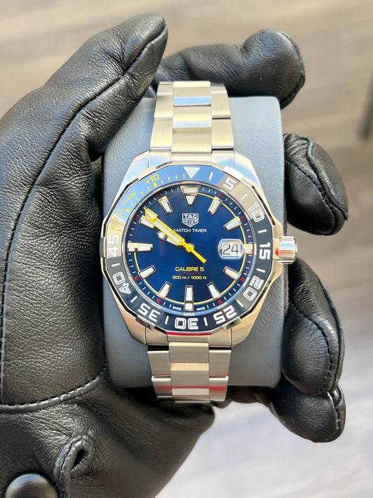 Aquaracer 300M Calibre 5 43 WAY201H.BA0927 TAG Heuer Calibre 5