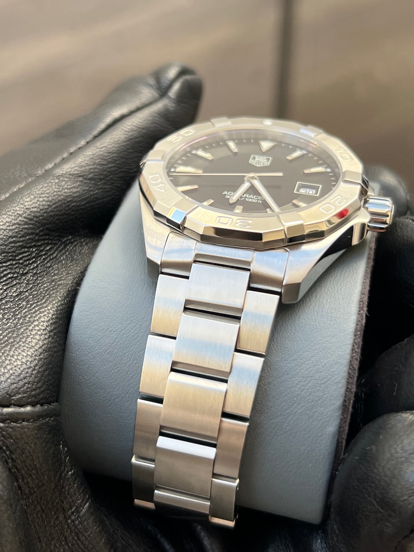 TAG Heuer Aquaracer Cuarzo, 41 mm, Acero y oro WAY1110.BA0928