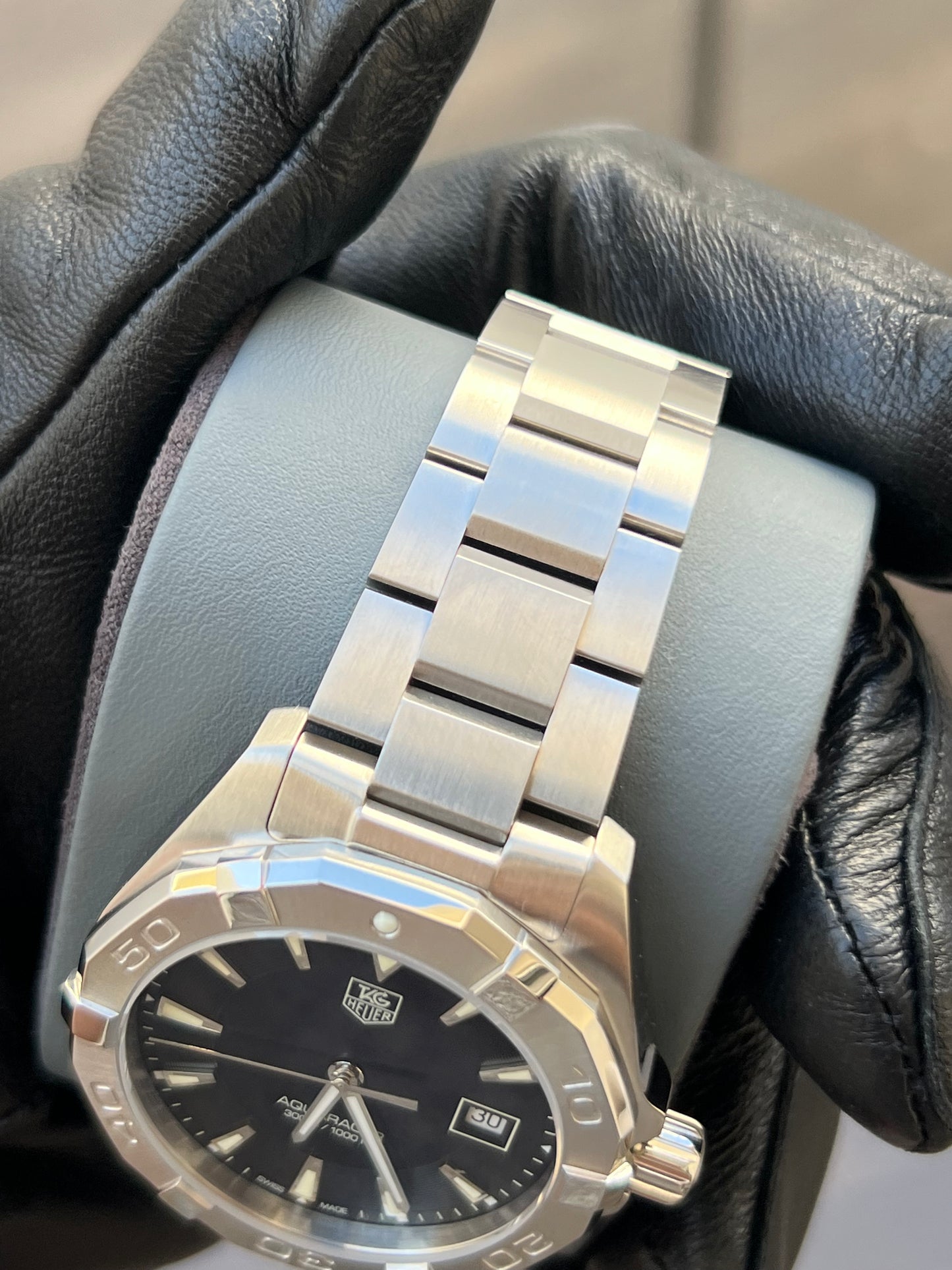 TAG Heuer Aquaracer Cuarzo, 41 mm, Acero y oro WAY1110.BA0928