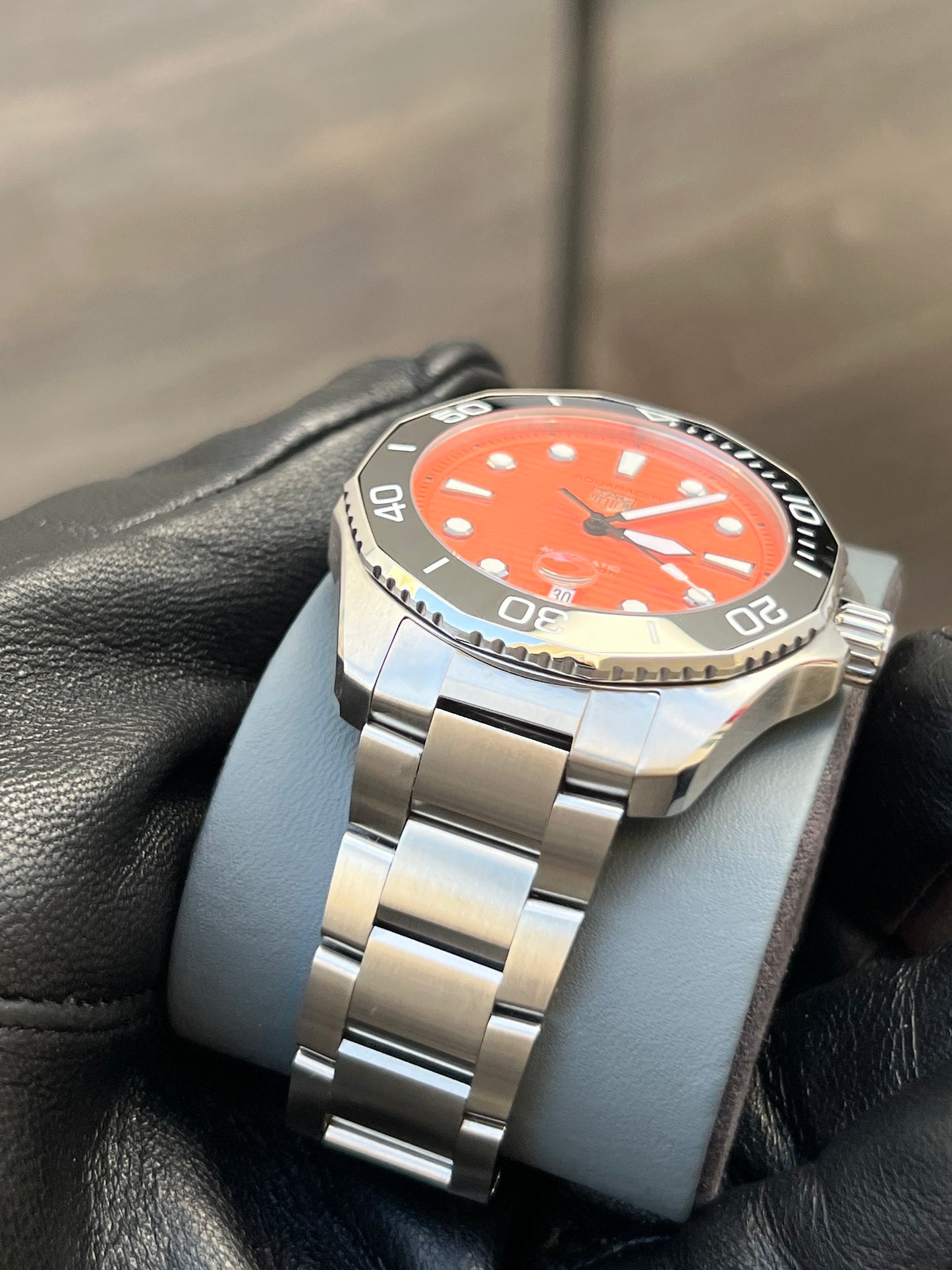 TAG Heuer Aquaracer Professional 300 Orange Diver  Automático, 43 mm, Acero WBP201F.BA0632