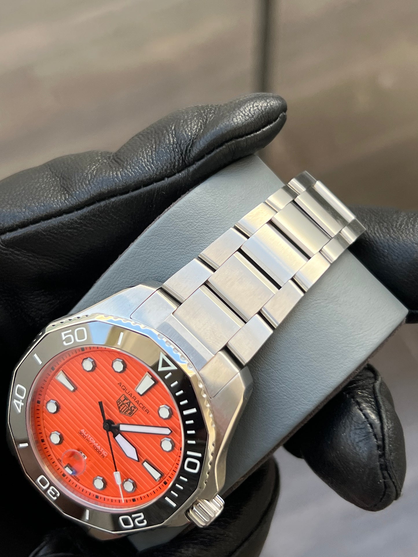 TAG Heuer Aquaracer Professional 300 Orange Diver  Automático, 43 mm, Acero WBP201F.BA0632