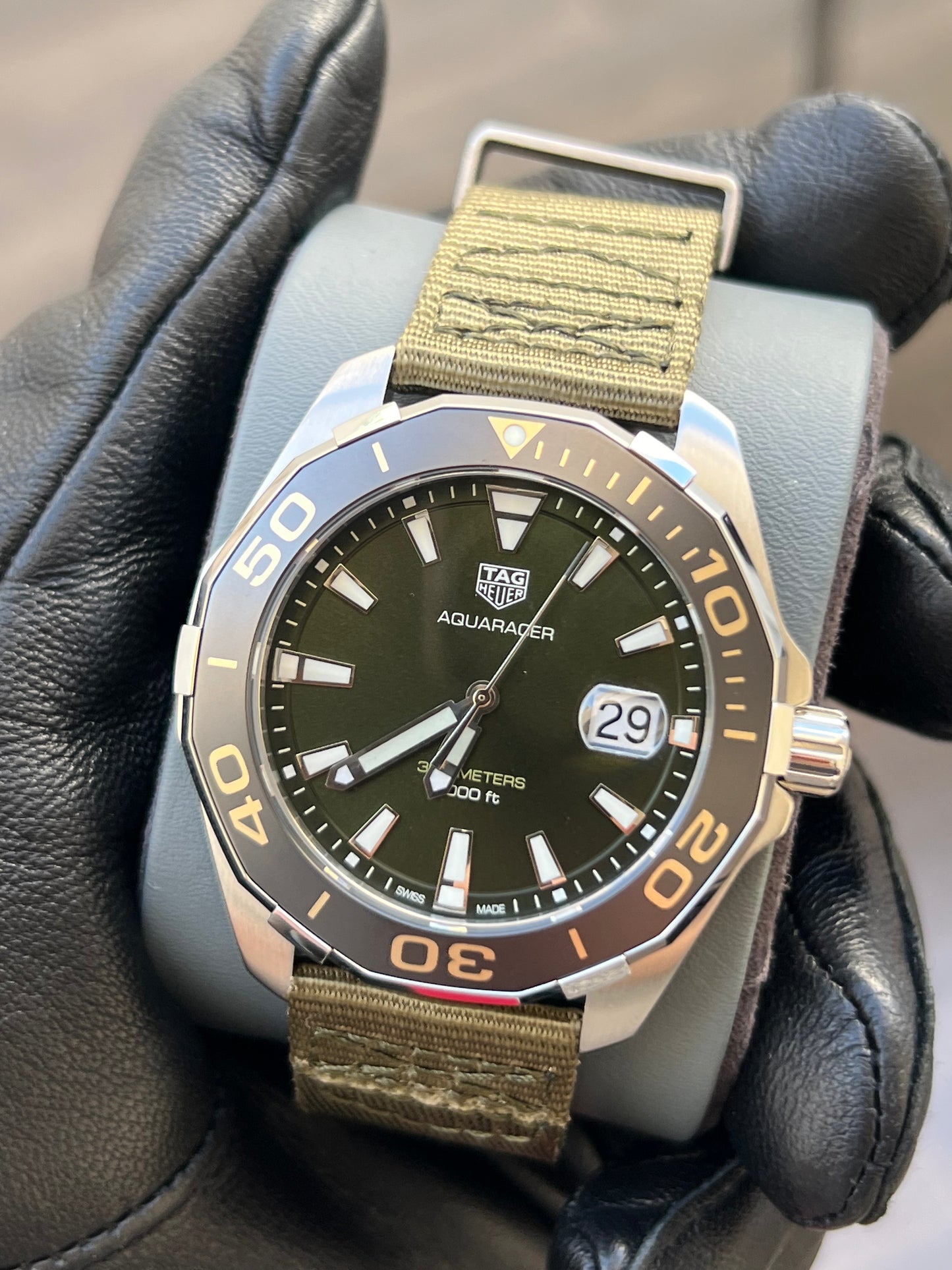 TAG Heuer Aquaracer Cuarzo, 43 mm, Acero WAY101E.FC8222