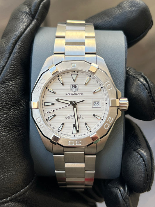 TAG Heuer Aquaracer Automático, 41 mm, Acero WAY2111.BA0928