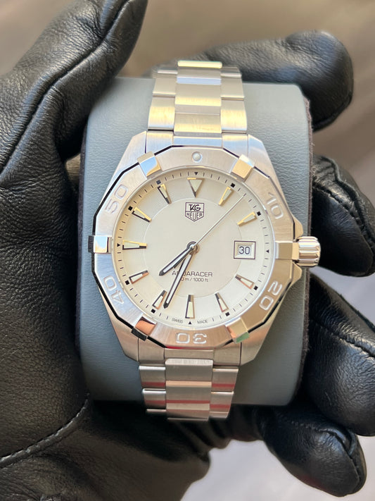 TAG Heuer Aquaracer Cuarzo, 41 mm, Acero WAY1111.BA0928