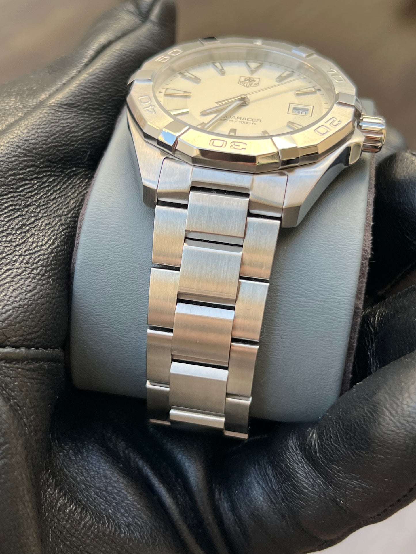 TAG Heuer Aquaracer Cuarzo, 41 mm, Acero WAY1111.BA0928