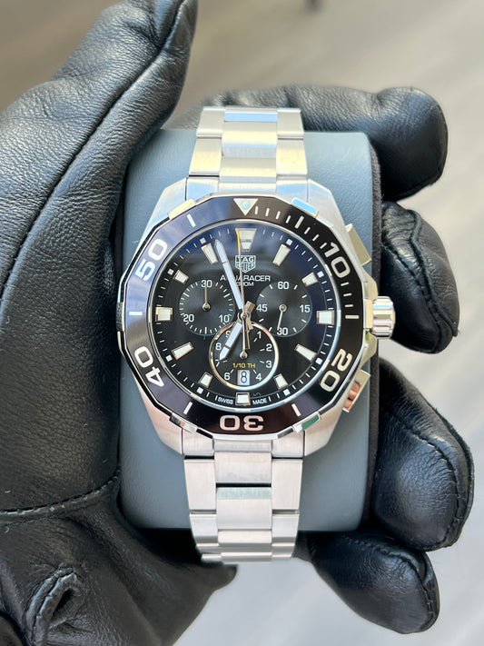 TAG Heuer Aquaracer Cuarzo, 43 mm, acero CAY111A.BA0927