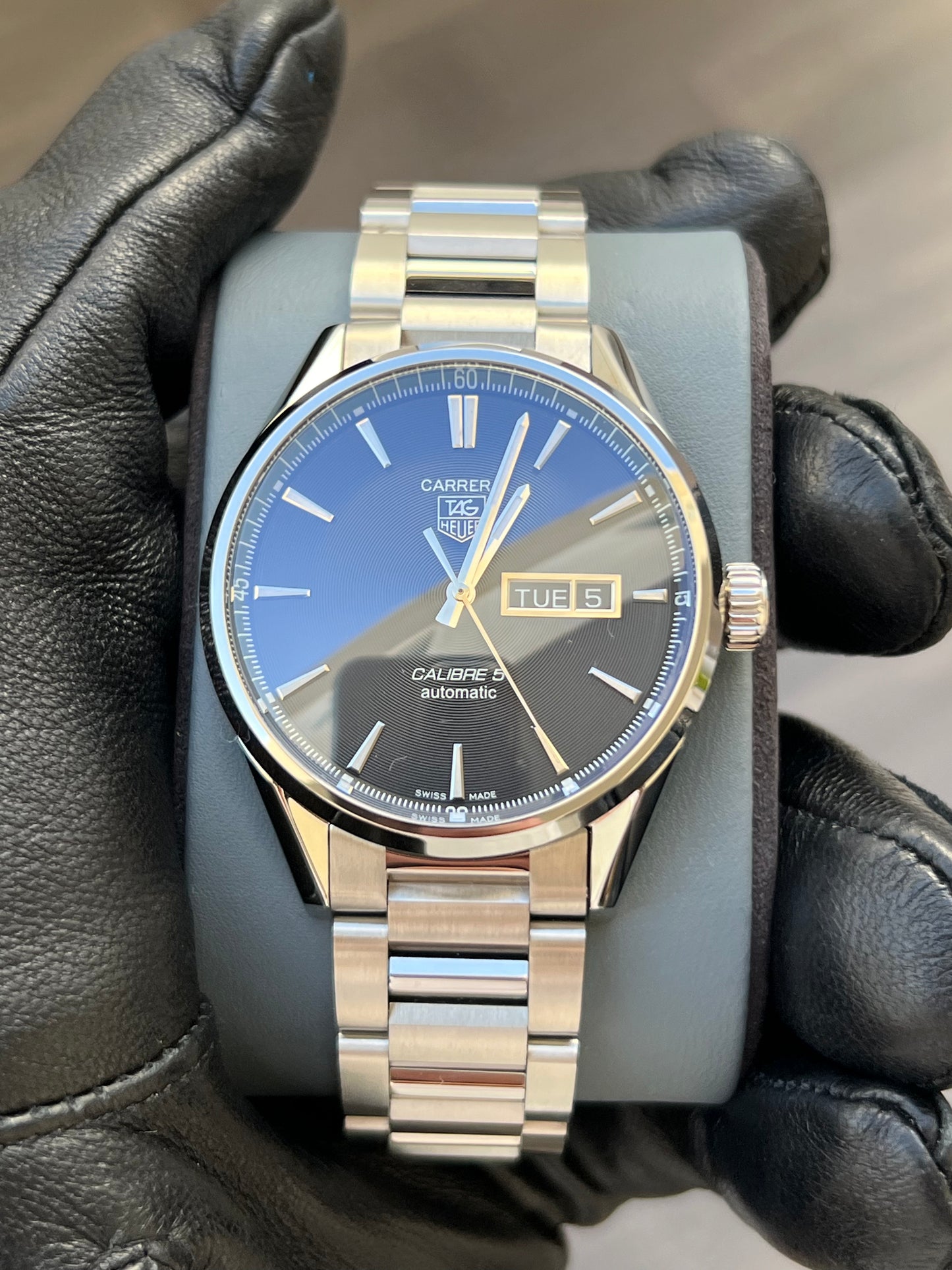 TAG Heuer Carrera Automático, 41 mm, acero Guerra201A.BA0723