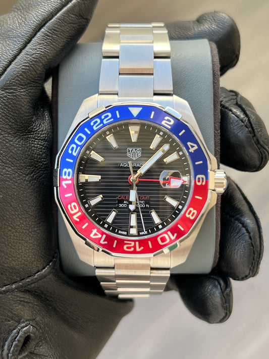 TAG Heuer Aquaracer GMT  Automático, 43 mm, Acero WAY201F.BA0927