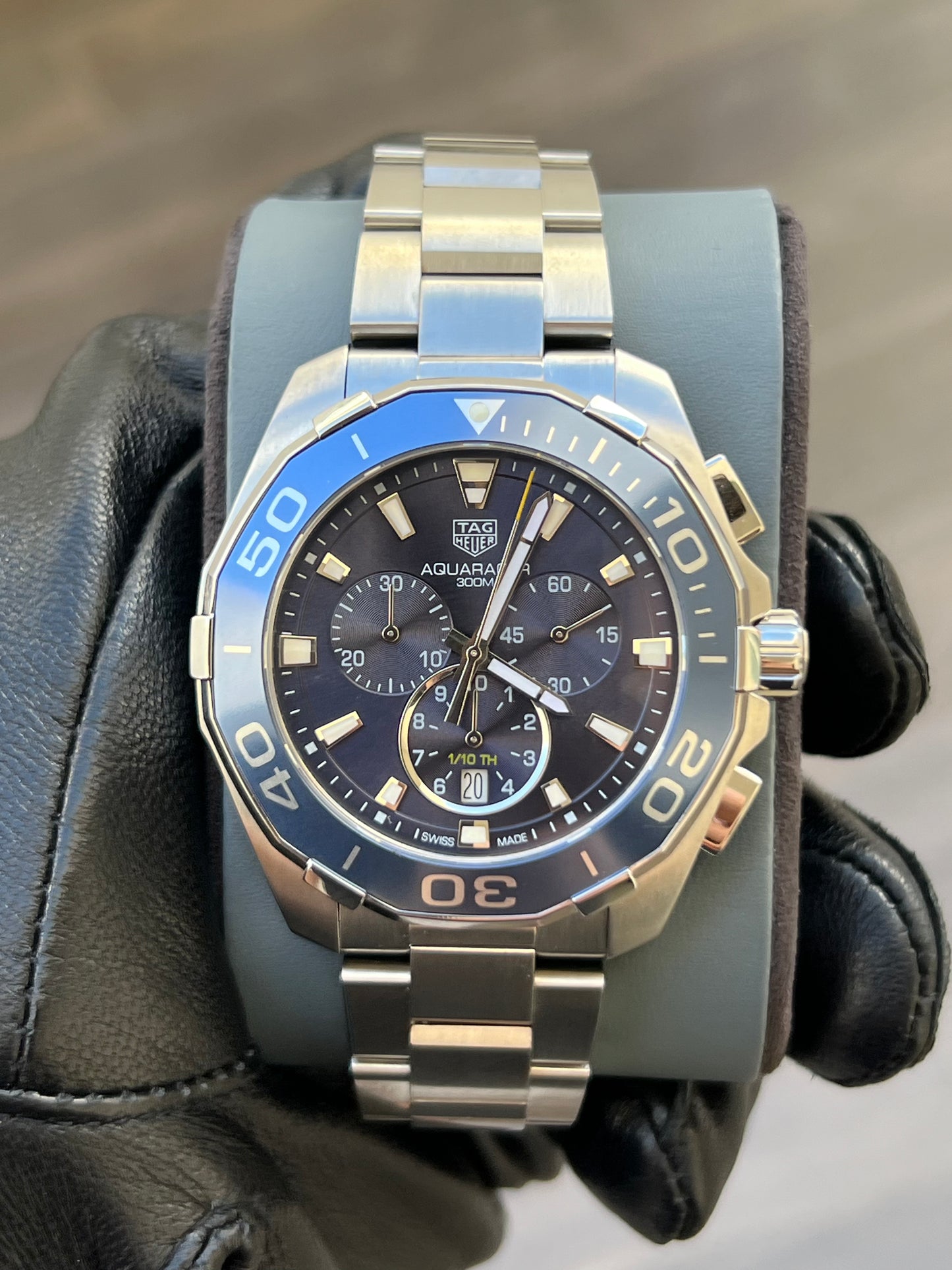 TAG Heuer Aquaracer Cuarzo, 43 mm, acero CAY111B.BA0927